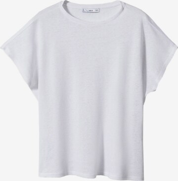 MANGO Koszulka 'LINT' w kolorze biały: przód