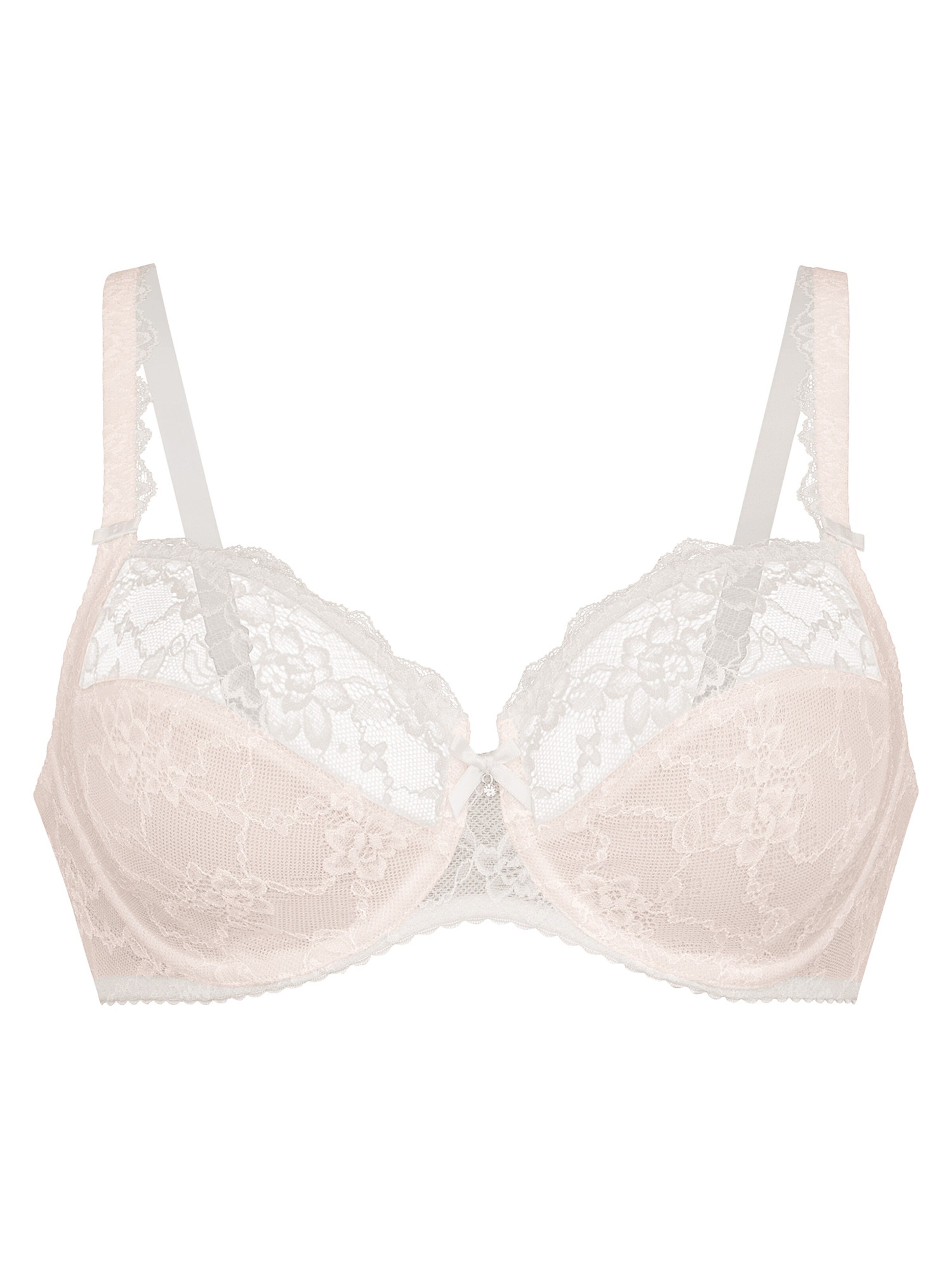 ROSA FAIA Bra 'Bobette' in White: front