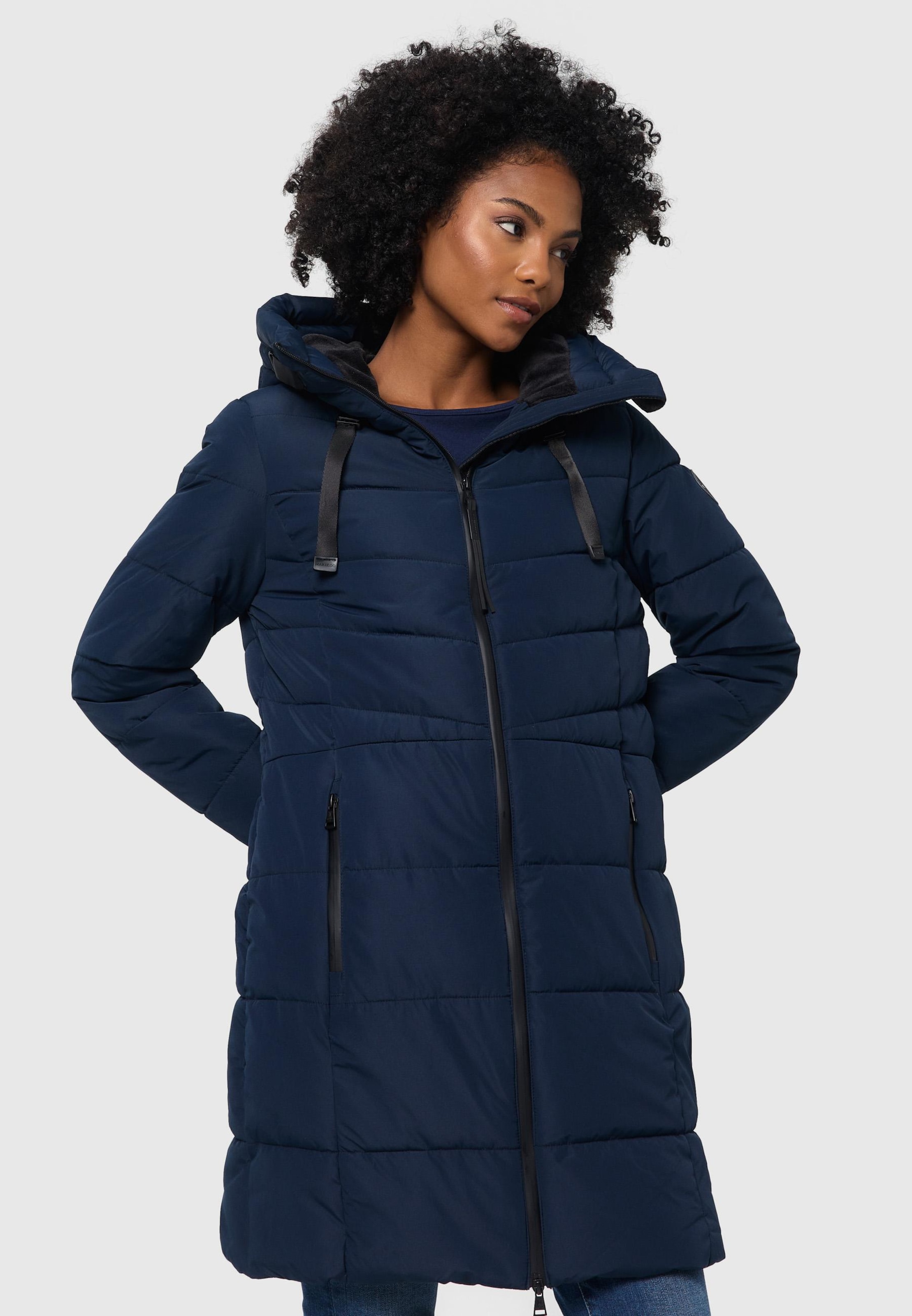 MARIKOO Wintermantel 'Natsukoo XVI' in Navy | ABOUT YOU