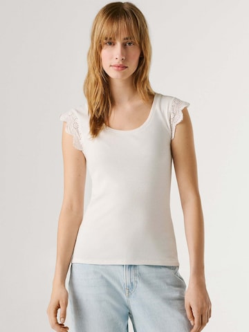 Pepe Jeans T-Shirt 'Mireya' in Weiß: Vorderseite