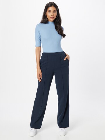 PIECES Wide Leg Hose 'PCBOZZY' in Blau