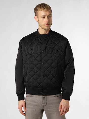 HUGO Between-Season Jacket 'Boru2411' in Black: front