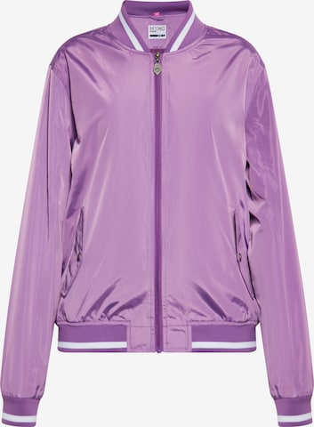 myMo ATHLSR Between-Season Jacket in Purple: front