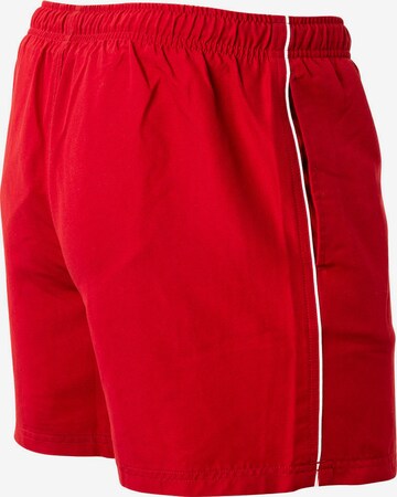 JOOP! Jeans Regular Board Shorts in Red