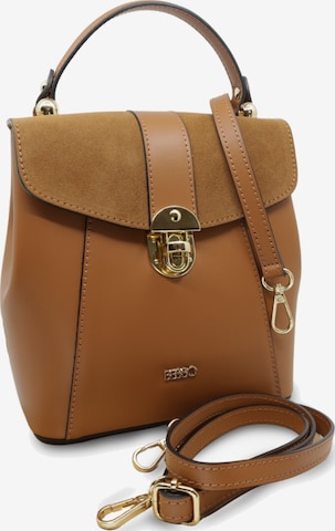 BESSO Handbag 'Stile in Citta' in Brown: front