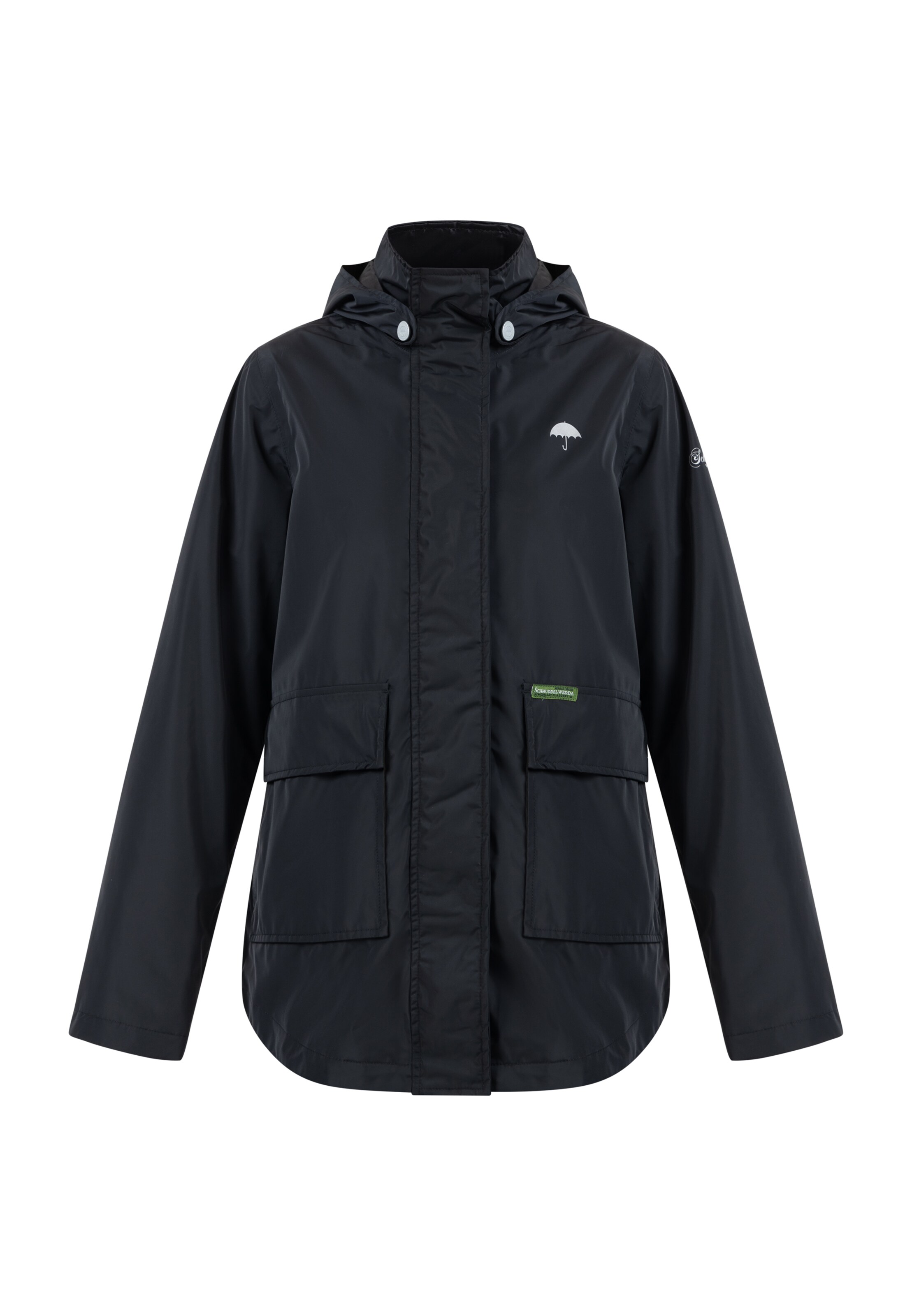Giacca di mezza stagione di Schmuddelwedda in nero: frontale