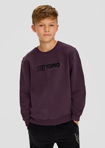 s.Oliver Sweatshirt in Purple: front