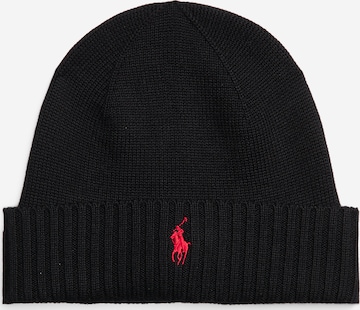 juoda Polo Ralph Lauren Megzta kepurė: priekis