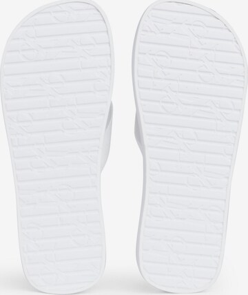 Calvin Klein Jeans T-Bar Sandals in White