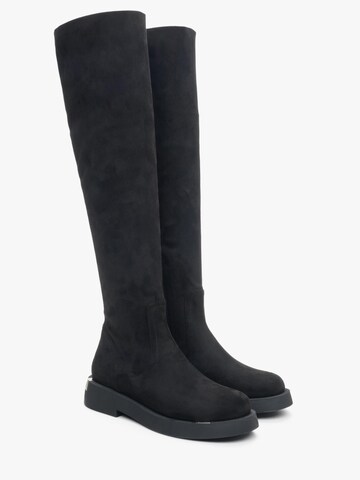 Boots '54-590' di Estro in nero: frontale