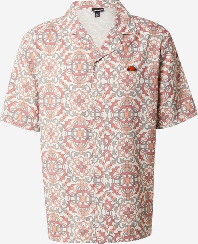 ELLESSE Button Up Shirt 'Melos' in Cream / Light grey / Peach / Pink, Item view