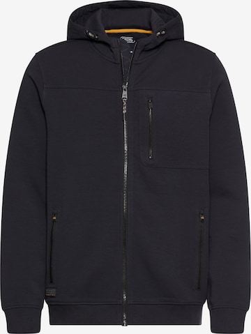 CAMEL ACTIVE Zip-Up Hoodie in Blue: front