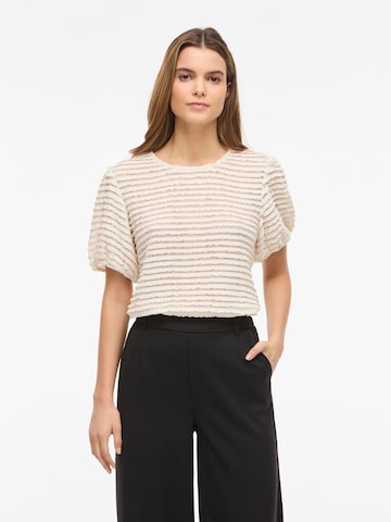 VILA - Blusa 'VILogan' en beige: frente