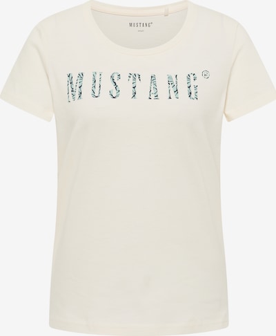 Marškinėliai 'Alma' iš MUSTANG, spalva – šviesiai žalia / tamsiai žalia / balkšva, Prekių apžvalga