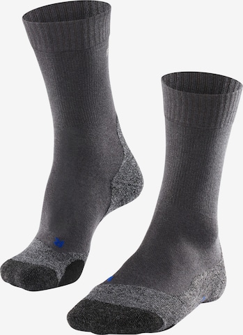 FALKE Athletic Socks 'TK2 Explore Cool' in Grey: front