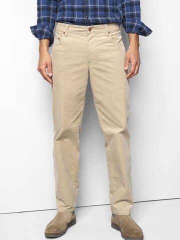 Loosefit Pantalon chino 'M5 Six 2-6599' MEYER en beige : devant