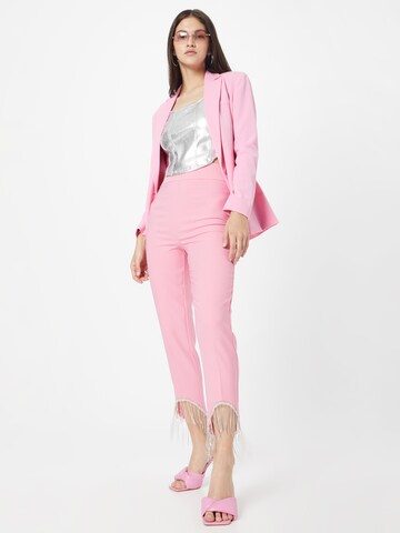 Trendyol Slimfit Spodnie w kolorze różowy
