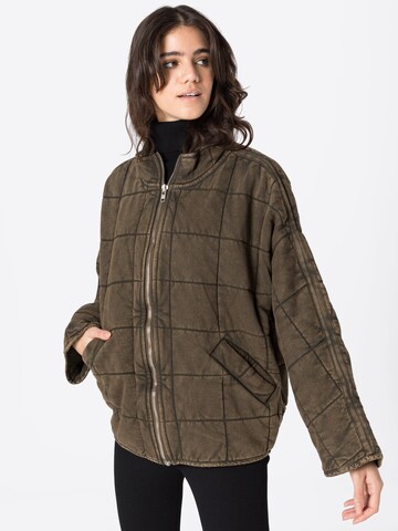 Veste mi-saison 'DOLMAN' Free People en vert : devant