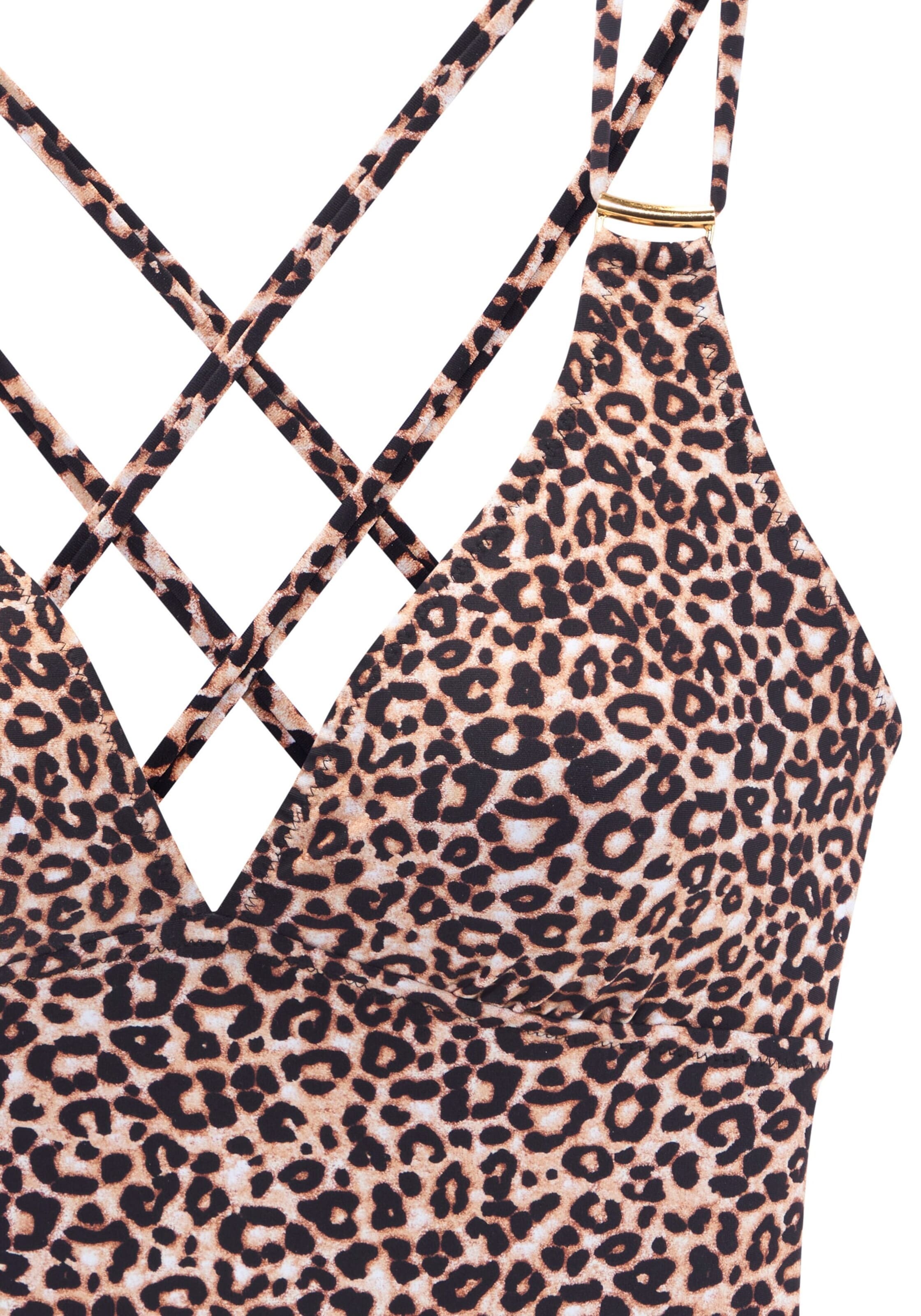 LASCANA Uimapuku värissä ruskea