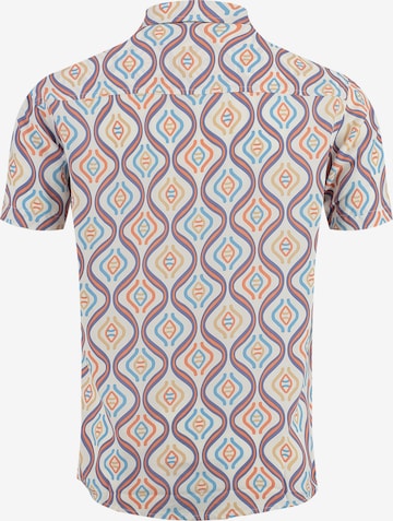Key Largo - Regular Fit Camisa 'MEAKER' em mistura de cores