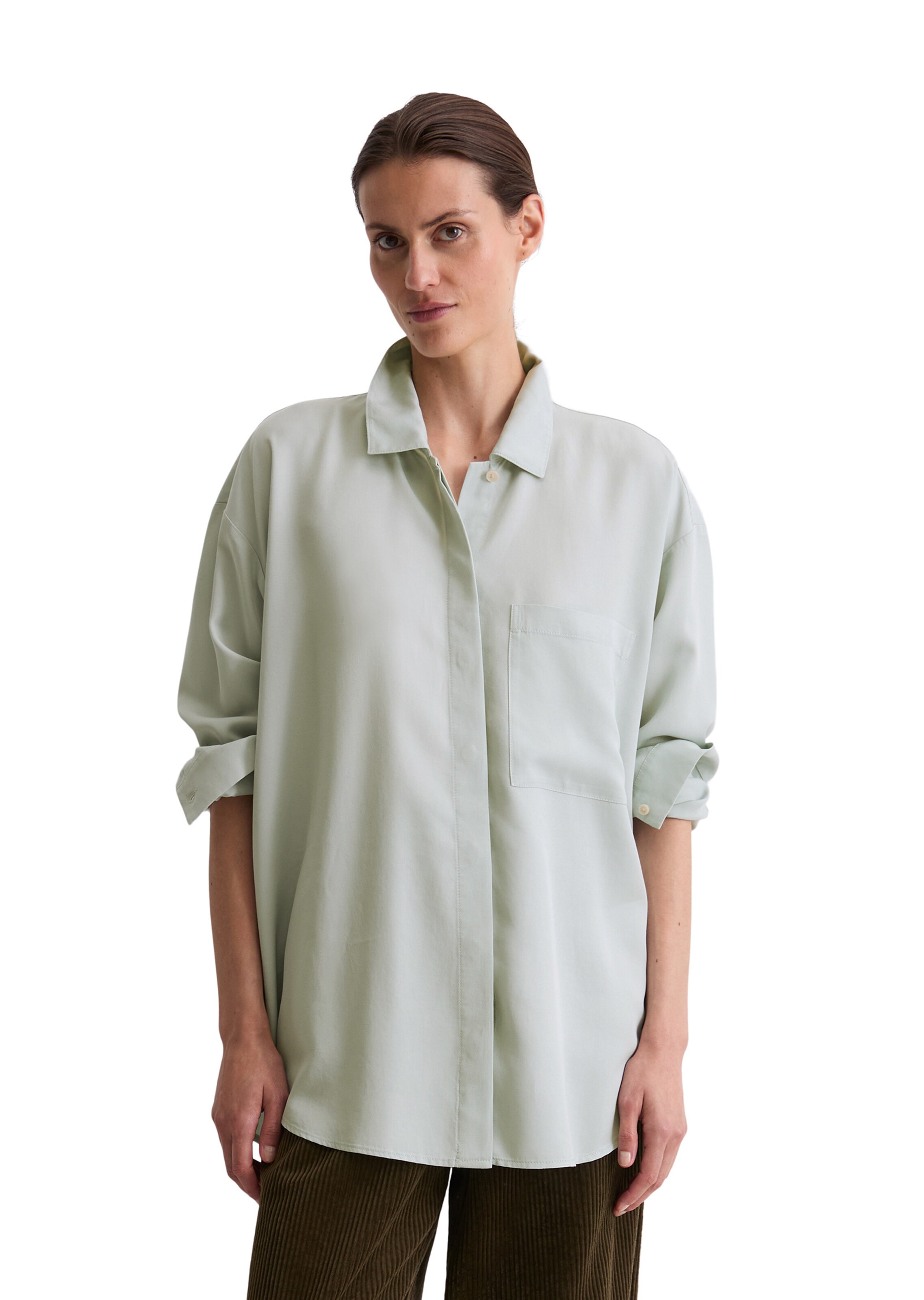 Chemisier Marc O'Polo en bleu : devant