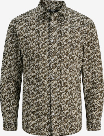 JACK & JONES Regularny krój Koszula 'JPRBL A Black Pool' w kolorze zielony: przód