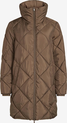 VILA Winter Coat 'Adaya' in Brown: front