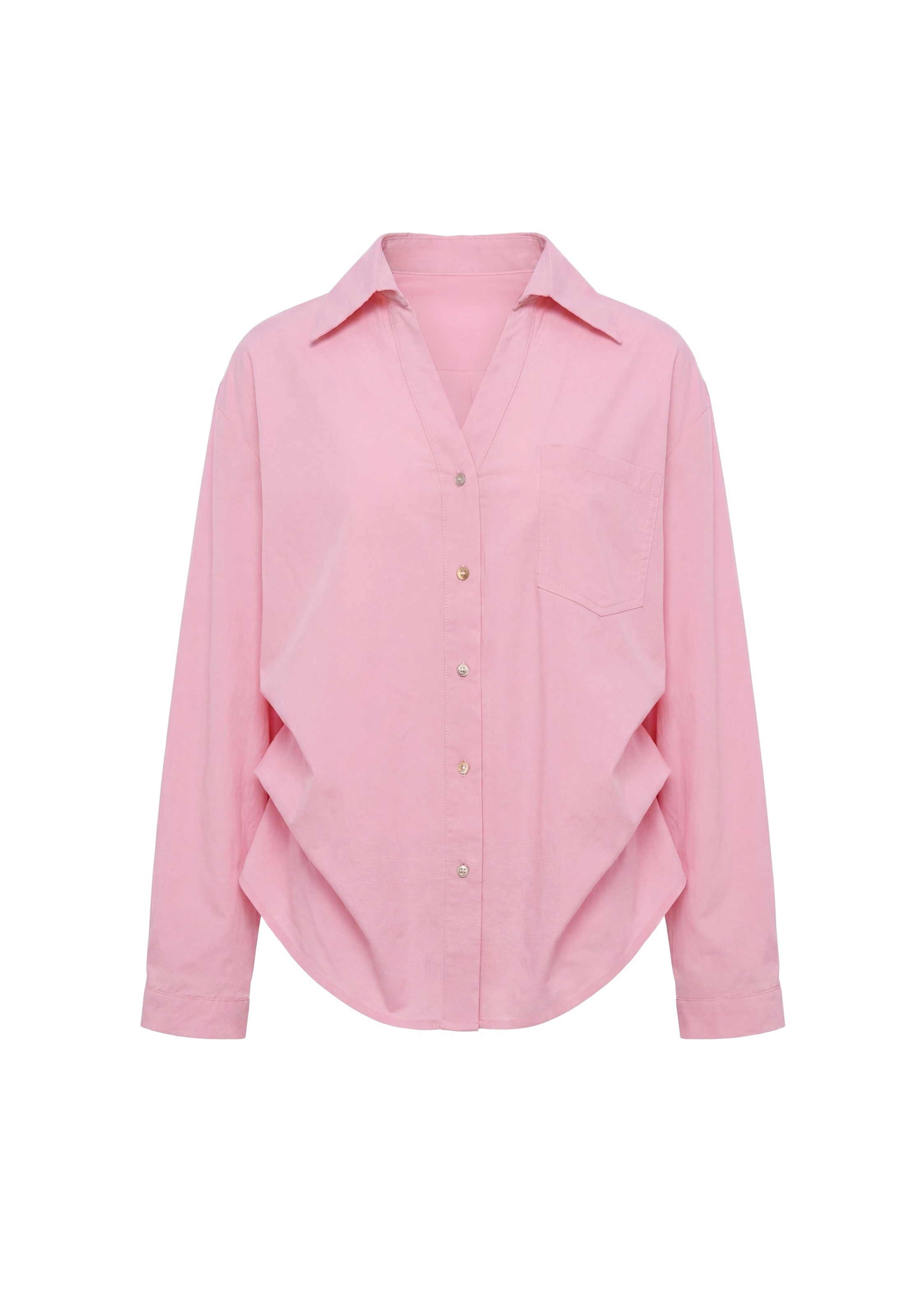 faina - Blusa em rosa: frente