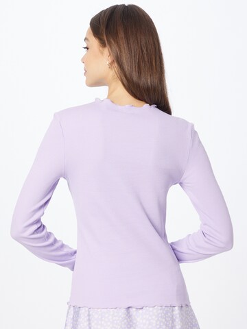 T-shirt 'Milla' PIECES en violet