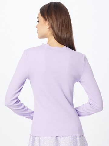 PIECES Shirt 'Milla' in Purple