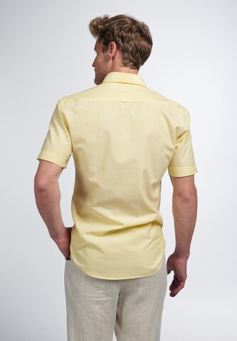 ETERNA Slim fit Button Up Shirt in Yellow