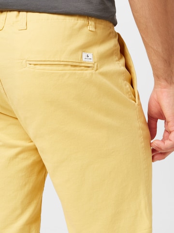 JACK & JONES - regular Pantalón chino 'DAVE' en amarillo