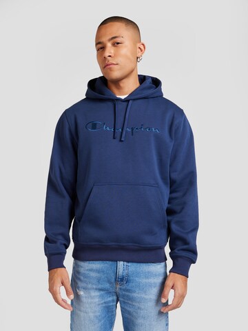 Champion Authentic Athletic Apparel Sweatshirt in Blauw: voorkant