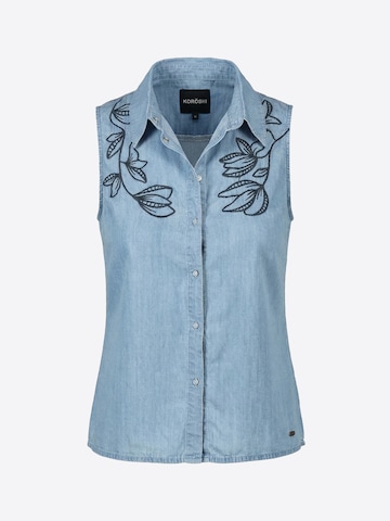 KOROSHI Blus i blå
