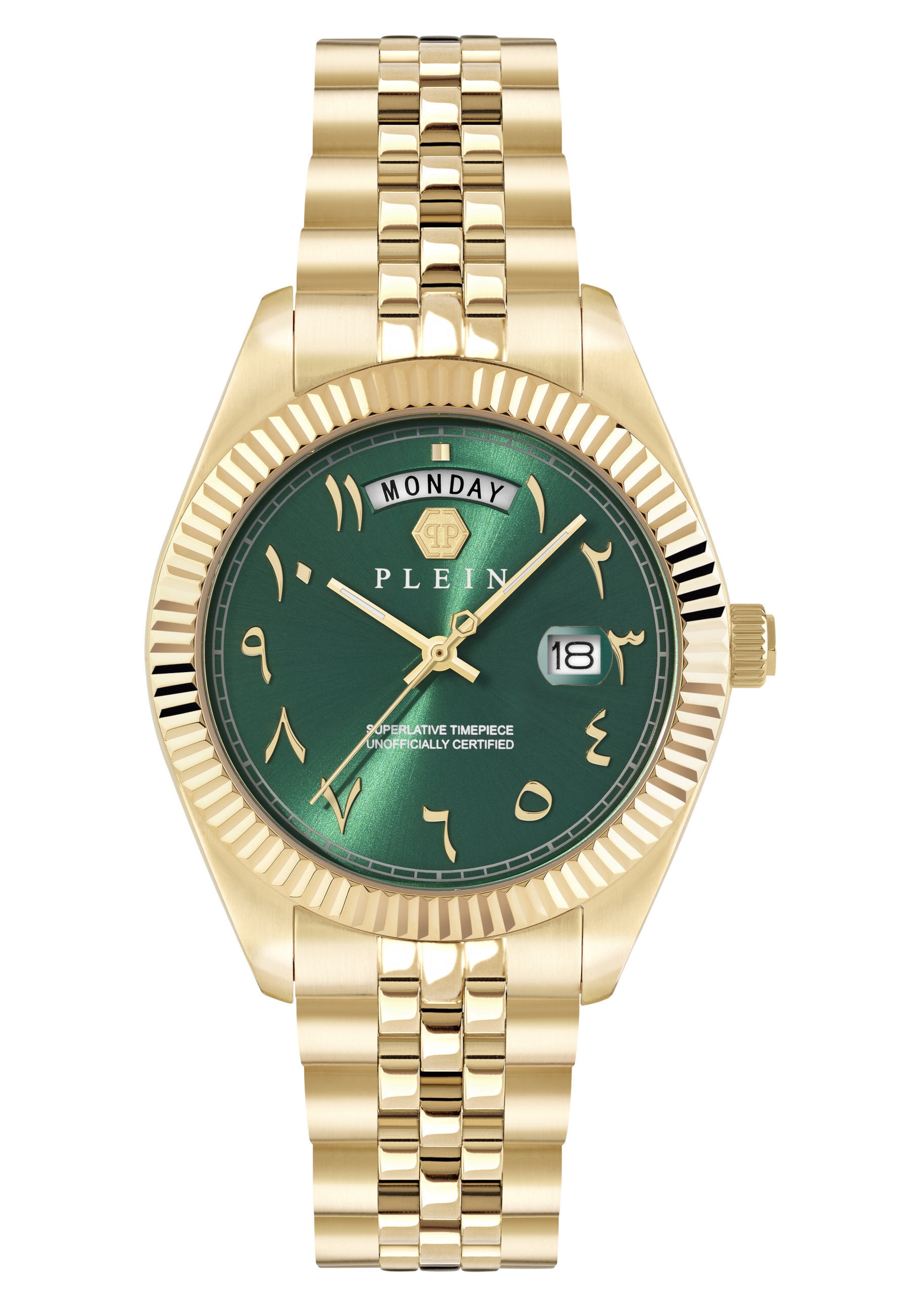 Orologio analogico 'Date Superlative' di Philipp Plein Watches in rosa: frontale