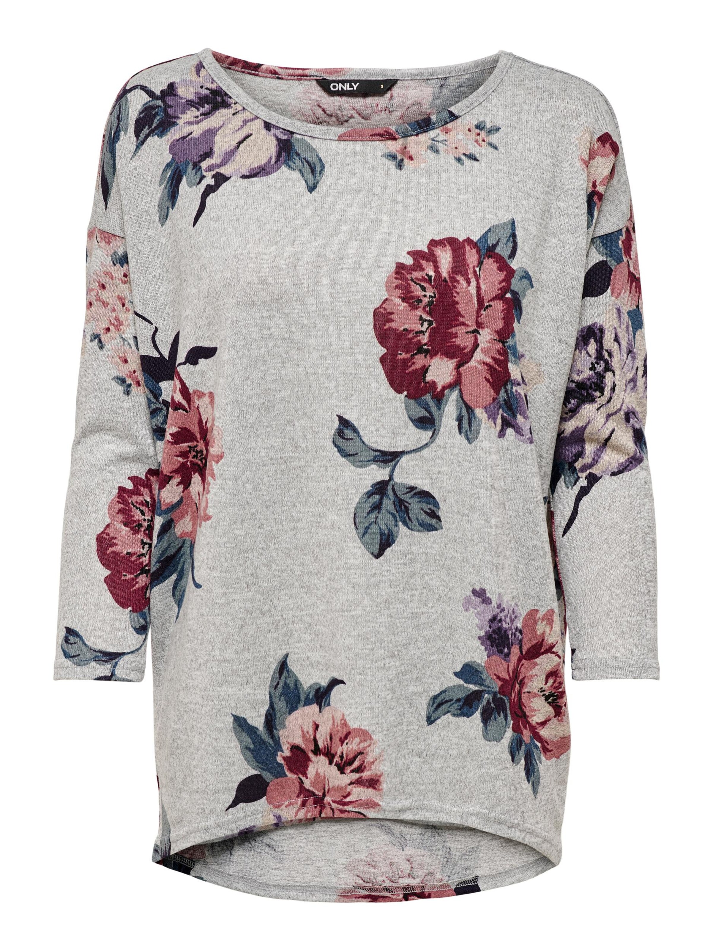 ONLY Tričko 'Elcos' - Sivá: predná strana