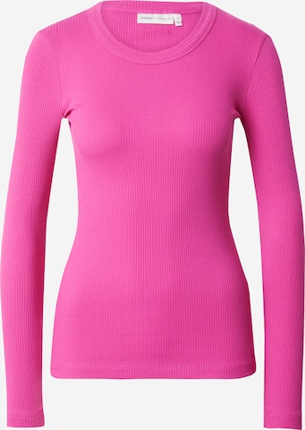 InWear Μπλουζάκι 'Dagna' σε ροζ: μπροστά