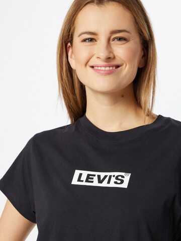 LEVI'S ® Majica 'Graphic Varsity Tee' | črna barva