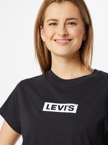LEVI'S ® Shirt 'Graphic Varsity Tee' in Zwart