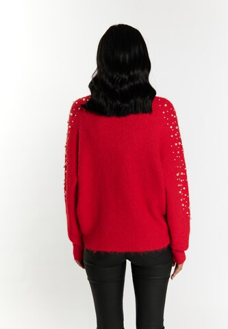 faina Strickjacke in Rot