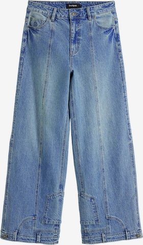 zils Desigual Platas staras Džinsi: no priekšpuses