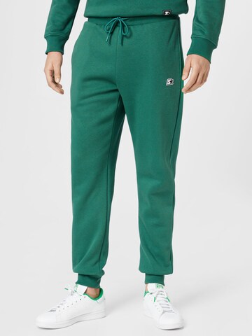 Starter Black Label Tapered Pants 'Essential' in Green: front