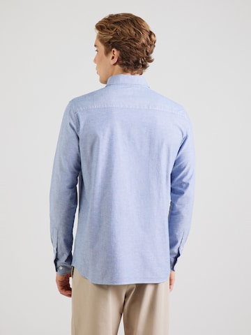 Coupe slim Chemise MOS MOSH en bleu