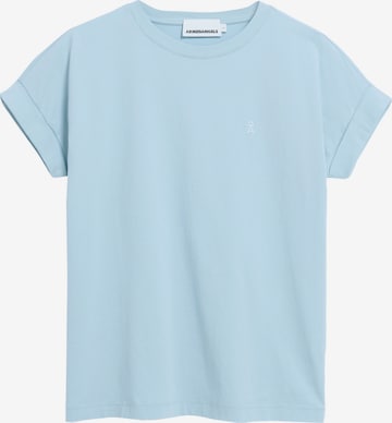 T-shirt ARMEDANGELS en bleu : devant