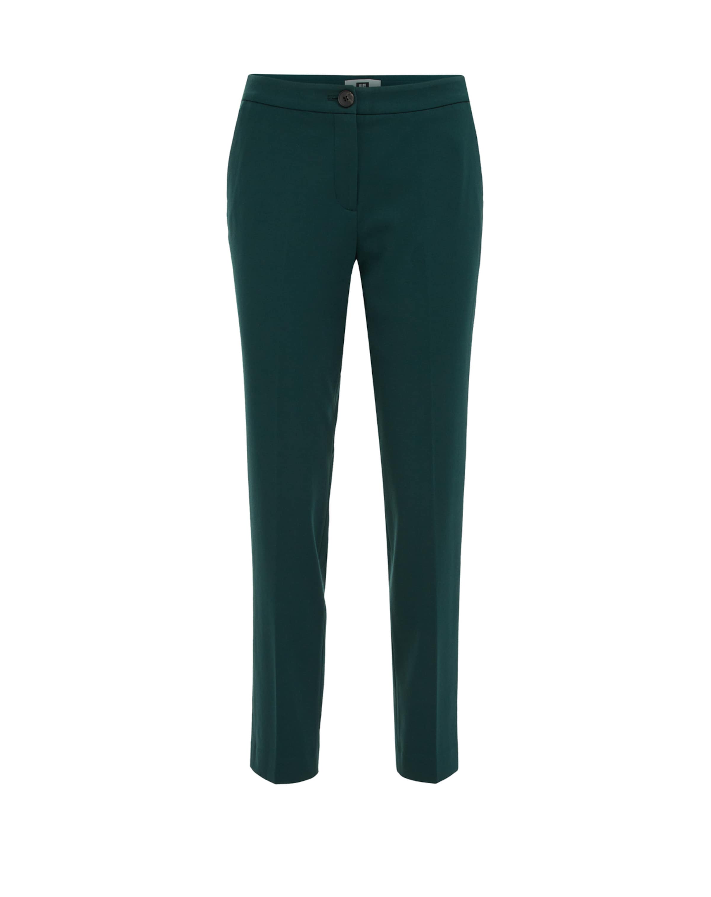 Coupe slim Pantalon chino WE Fashion en vert : devant