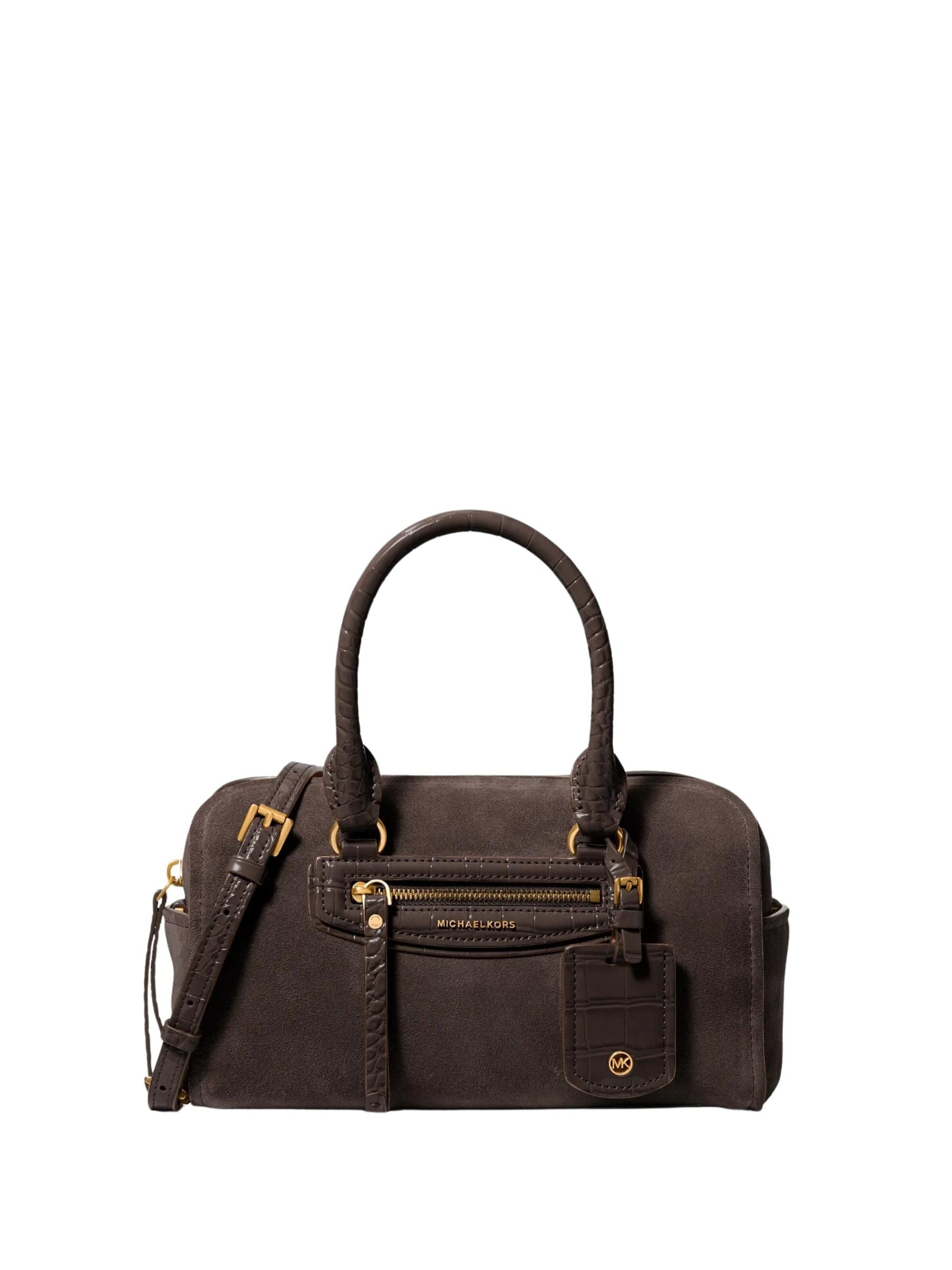 Michael Kors Handväska 'MICHAEL KORS JET SET TRAVEL HANDBAG BORSA' i brun: framsida