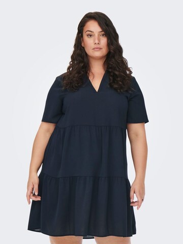 Robe ONLY Carmakoma en bleu : devant