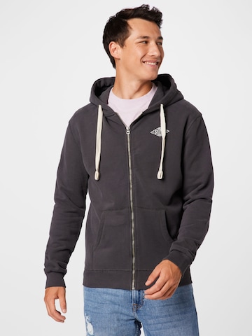 Superdry Sweatjacke in Schwarz: predná strana