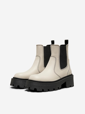ONLY Chelsea Boots 'BANYU' i hvid