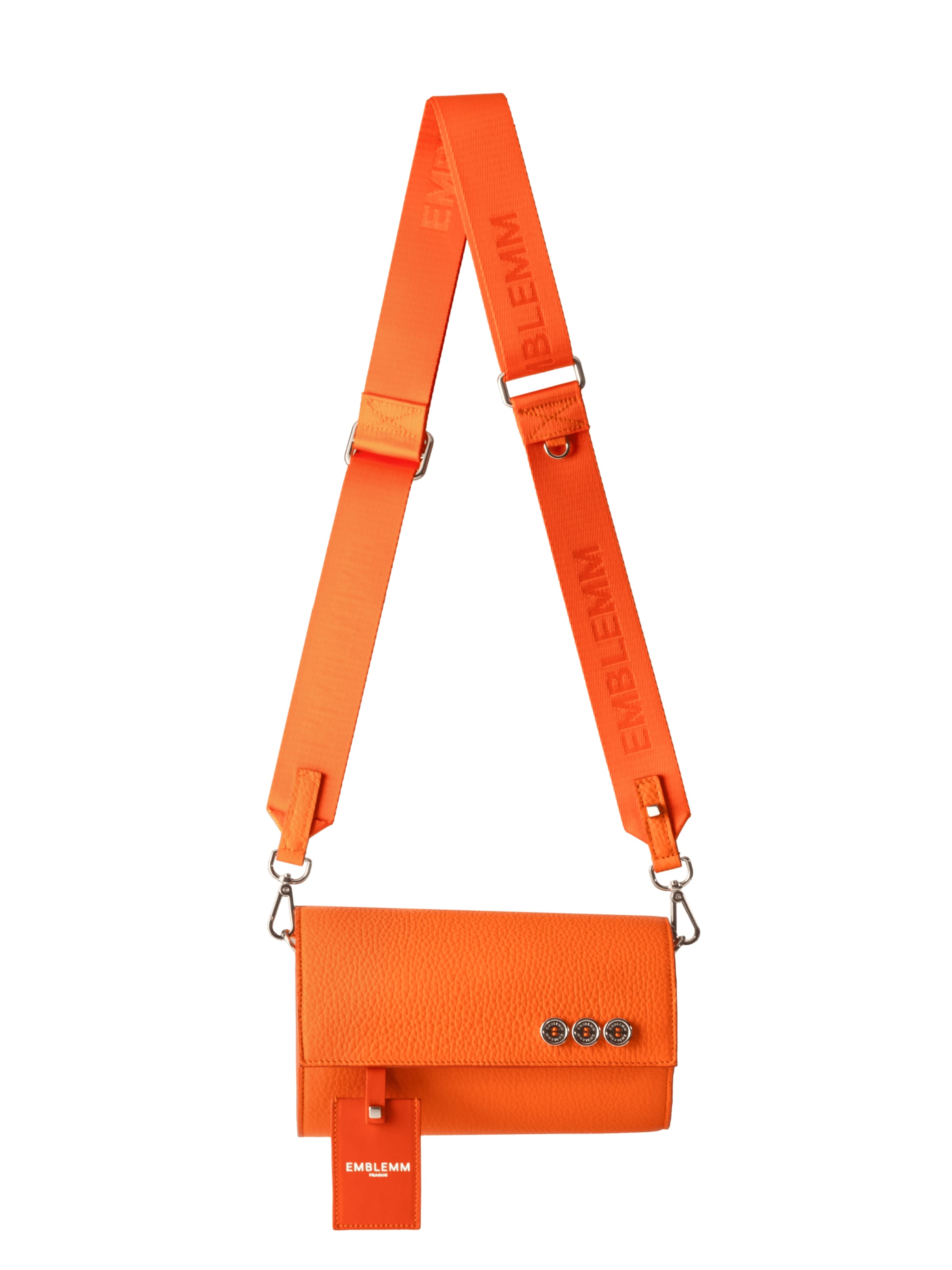 EMBLEMM Schoudertas 'Up My Sleeve Bag' in Oranje: voorkant